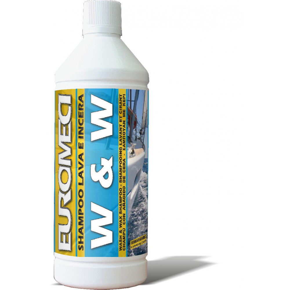 EUROMECI Whash & Wax Shampoo Lava e Incera - Brava - pulizia barche - larosametalli.it