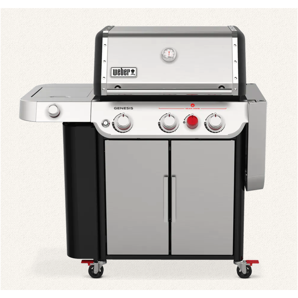 Barbecue A Gas Weber Genesis EX-335 - 3 Bruciatori + Sear Station, 15.2kW, Griglia Ghisa, Con Weber Connect - Foto 5