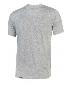 T-shirt da lavoro a manica corta U-Power Linear Grey Silver