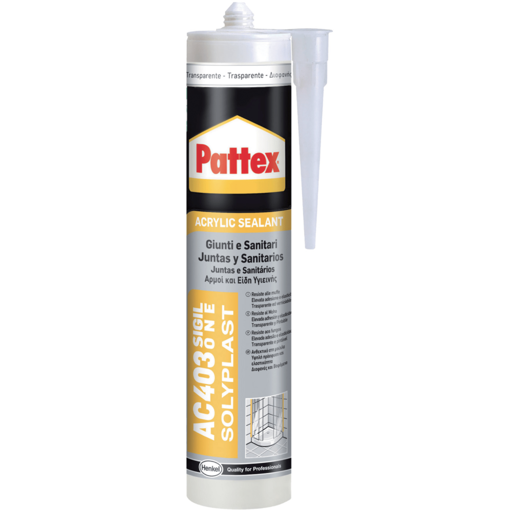 Silicone AC 403 SIGIL ONE Trasparente 300ml Pattex