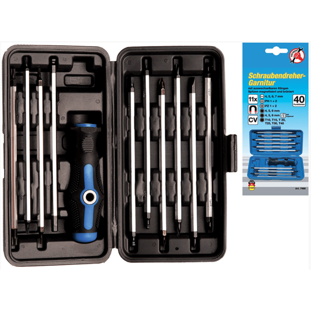Set Cacciaviti Box 11pz