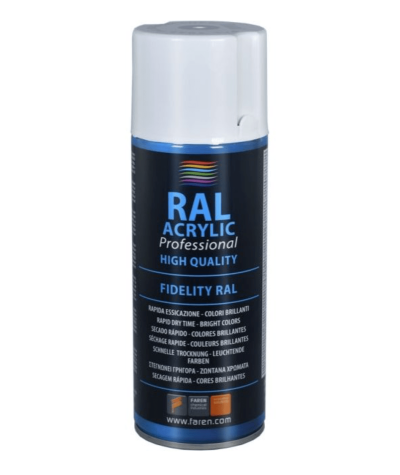 Bomboletta spray acrilico Faren RAL 9010 Bianco Elettrodomestici 400 ml