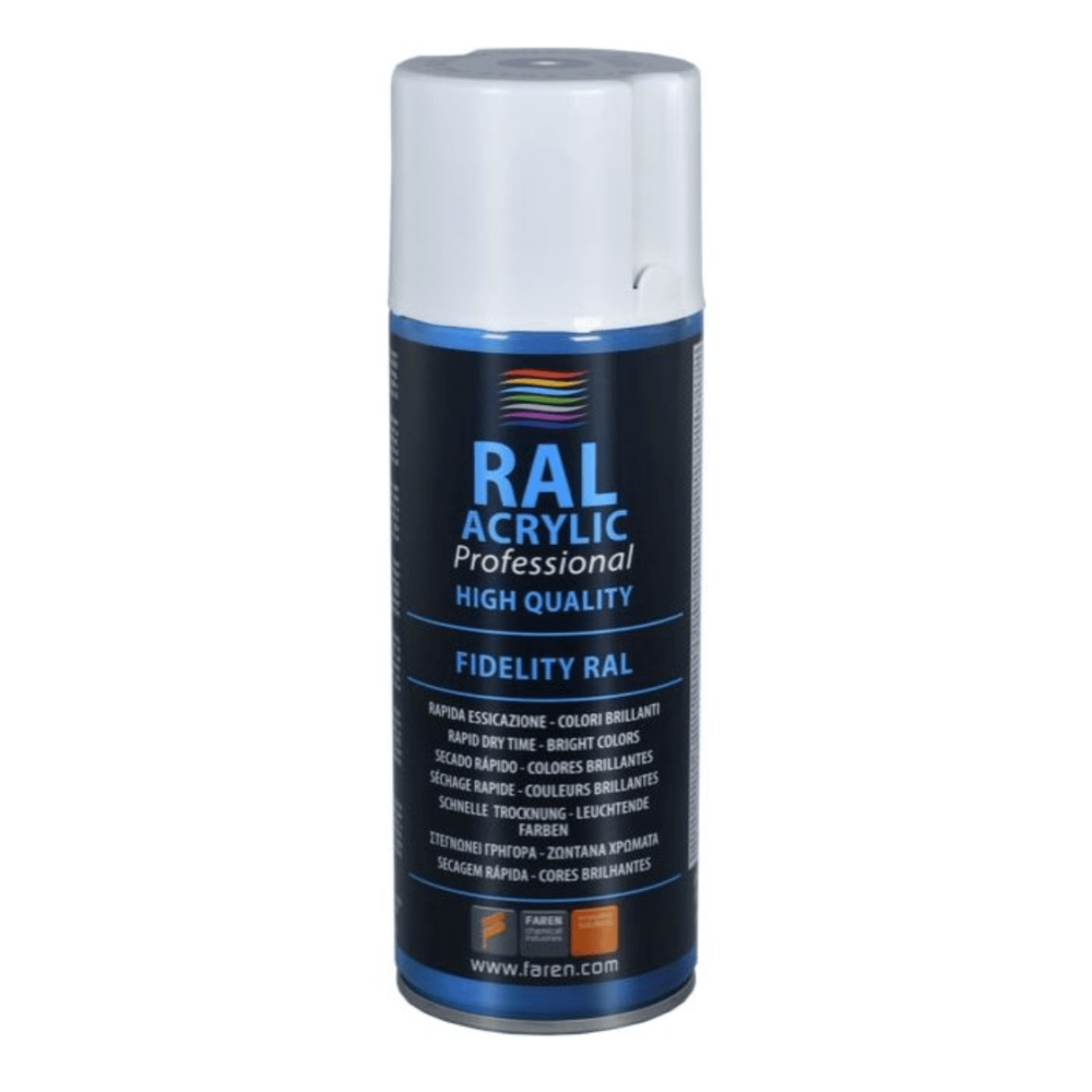 Bomboletta spray acrilico Faren RAL 9010 Bianco Elettrodomestici 400 ml