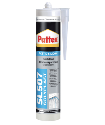 Silicone Acetico Cristallino SL507 300ml Pattex