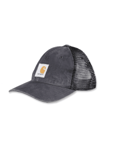 Berretto Carhartt - 100286 CANVAS MESH-BACK CAP colore BLACK 001
