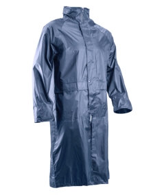 Parka blu PVC pioggia