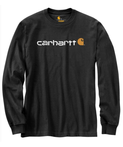 T-Shirt a maniche lunghe Uomo Carhartt - 104107 colore BLACK BLK