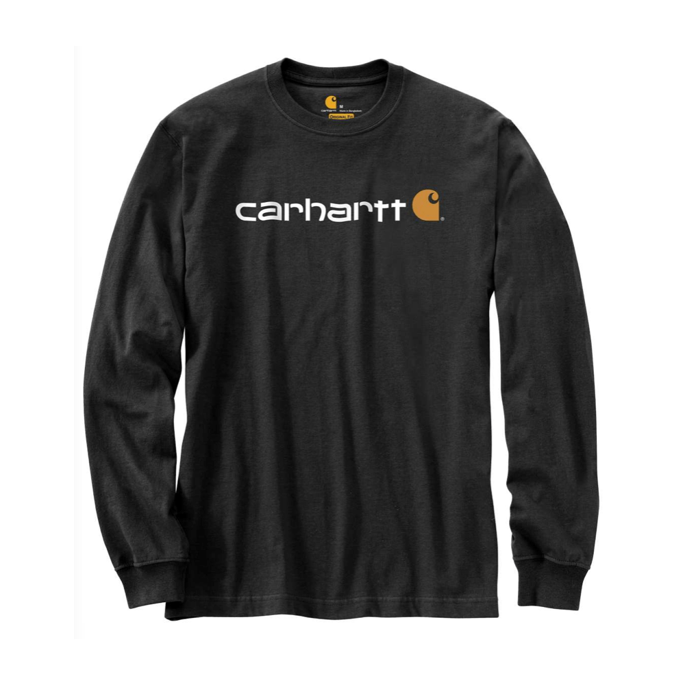T-Shirt a maniche lunghe Uomo Carhartt - 104107 colore BLACK BLK