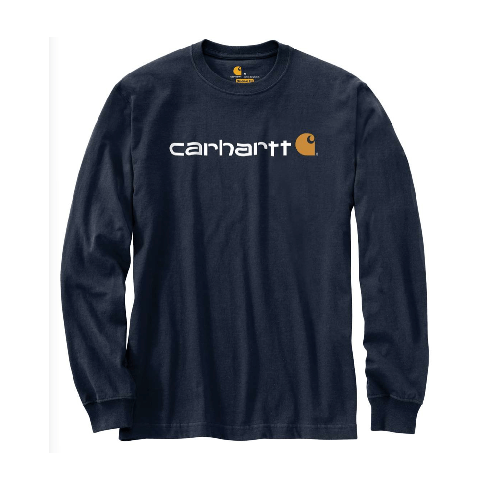 T-Shirt a maniche lunghe Uomo Carhartt - 104107 colore NAVY 412