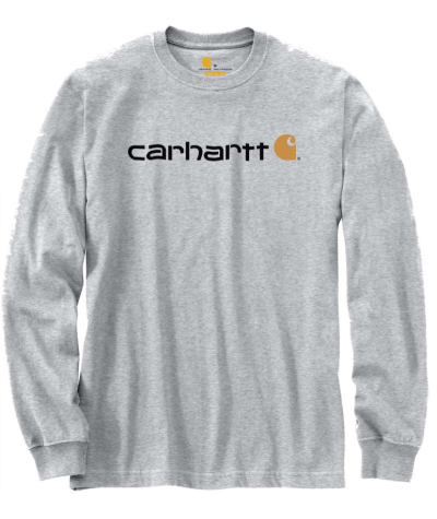 T-Shirt a maniche lunghe Uomo Carhartt - 104107 colore HEATHER GREY HGY