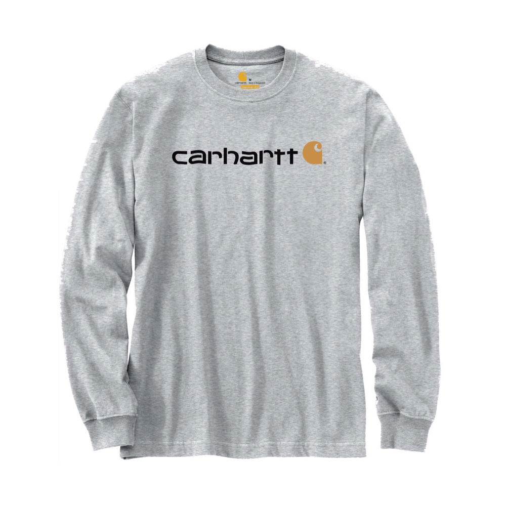 T-Shirt a maniche lunghe Uomo Carhartt - 104107 colore HEATHER GREY HGY