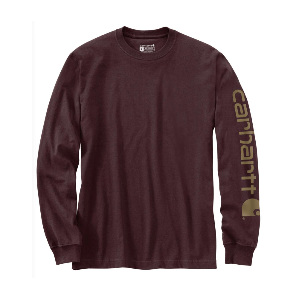 T-Shirt a maniche lunghe Uomo Carhartt - EK231 colore PORT PRT