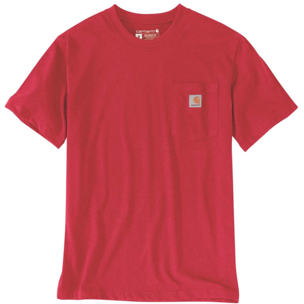 T-Shirt Uomo Carhartt - 103296 colore FIRE RED HEATHER R68