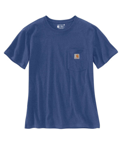 T-Shirt Donna Carhartt - 103067 colore SCOUT BLUE HEATHER H53