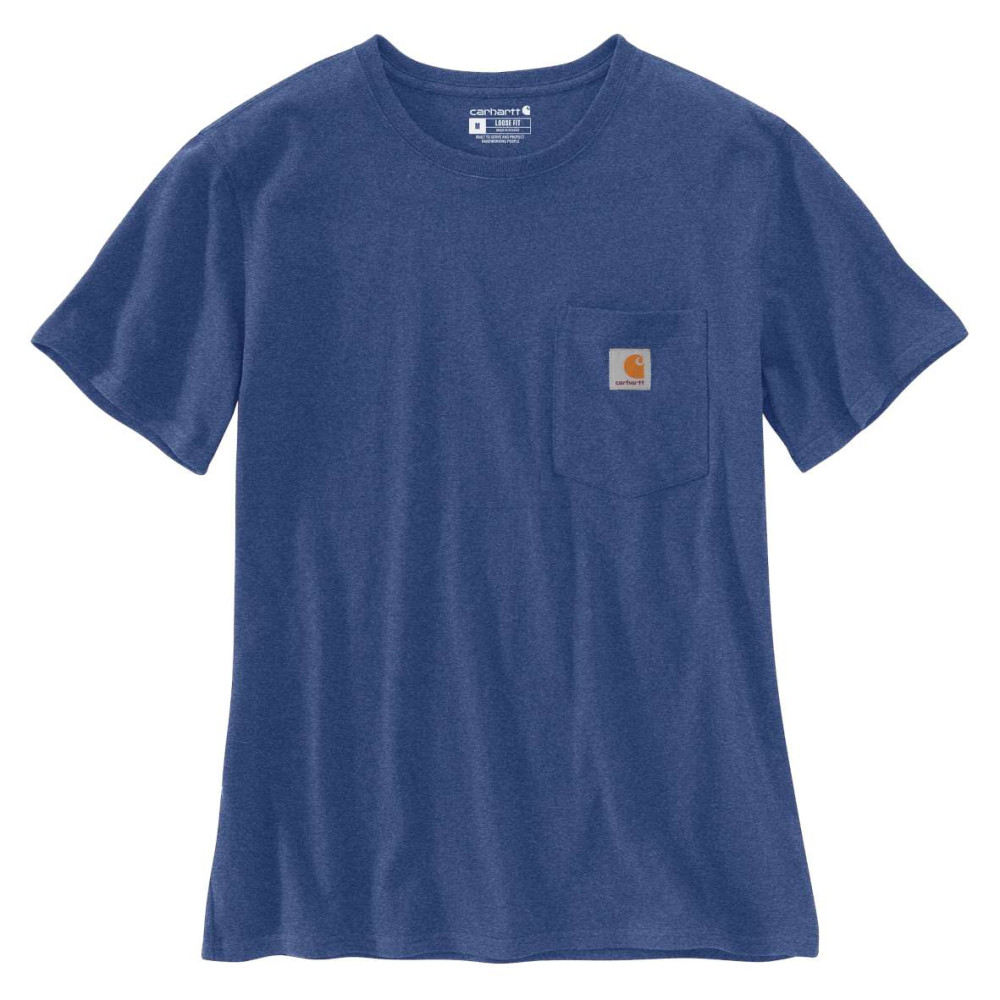 T-Shirt Donna Carhartt - 103067 colore SCOUT BLUE HEATHER H53