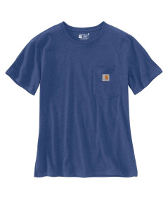 T-Shirt Donna Carhartt - 103067 colore SCOUT BLUE HEATHER H53