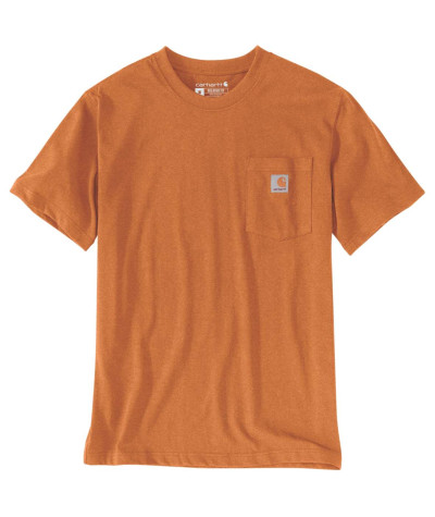T-Shirt Uomo Carhartt - 103296 colore MARMALADE HEATHER Q66