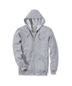 Felpa Uomo Carhartt - K122 FULL-ZIP colore HEATHER GREY HGY