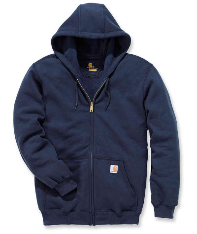 Felpa Uomo Carhartt - K122 FULL-ZIP colore NEW NAVY 472