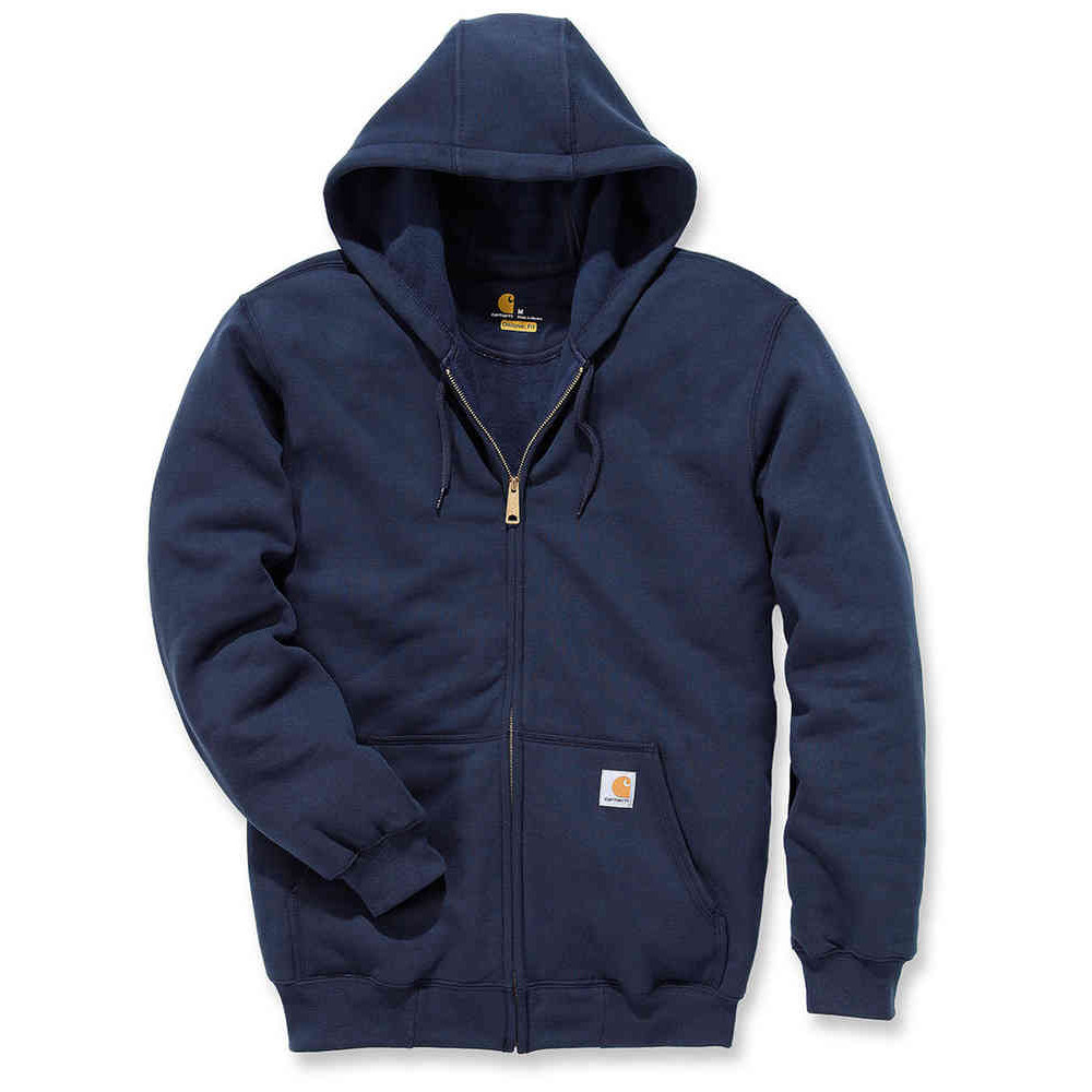 Felpa Uomo Carhartt - K122 FULL-ZIP colore NEW NAVY 472