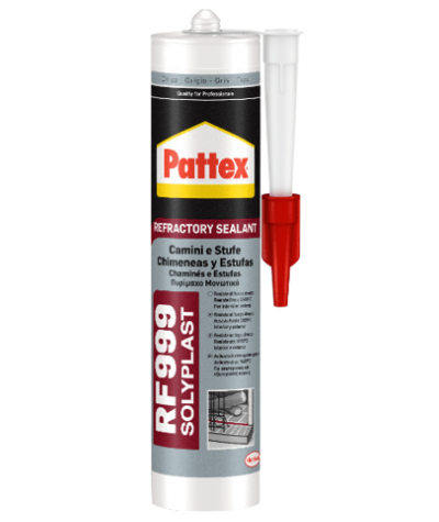 Silicone refrattario grigio RF999 Pattex