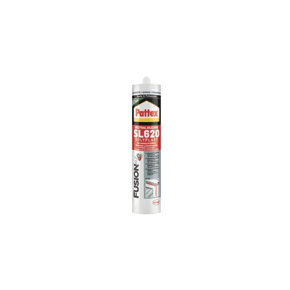 Silicone sigillante neutro alluminio SL620 Pattex
