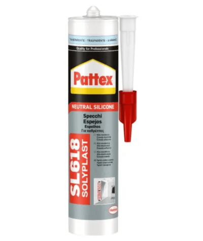 Sigillante siliconico neutro Trasparente SL618 300ml Pattex