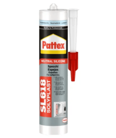 Sigillante siliconico neutro Trasparente SL618 300ml Pattex