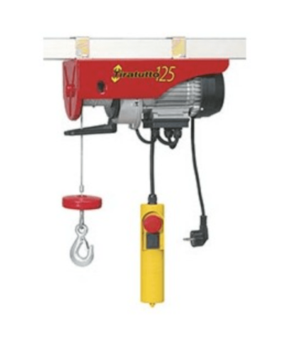 Paranco elevatore Tiratutto Kg 125 mt 12