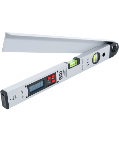 Goniometro Digitale LCD con Livella, 450 mm