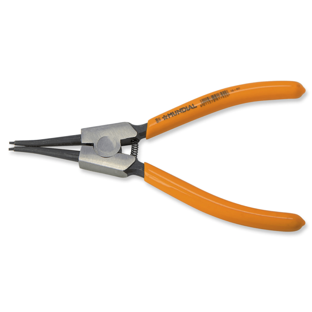 Pinza per anelli elastici esterni becchi diritti 180 mm Mundial