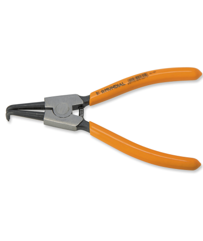 Pinza per anelli elastici esterni becchi piegati 170 mm Mundial