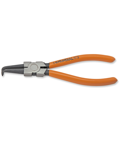 Pinza per anelli elastici interni becchi piegati 170 mm Mundial