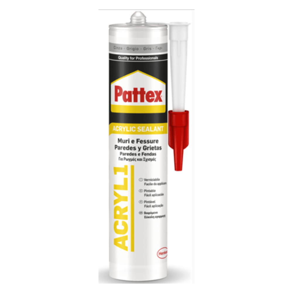 Silicone Acrilico Bianco Verniciabile 300ml Pattex
