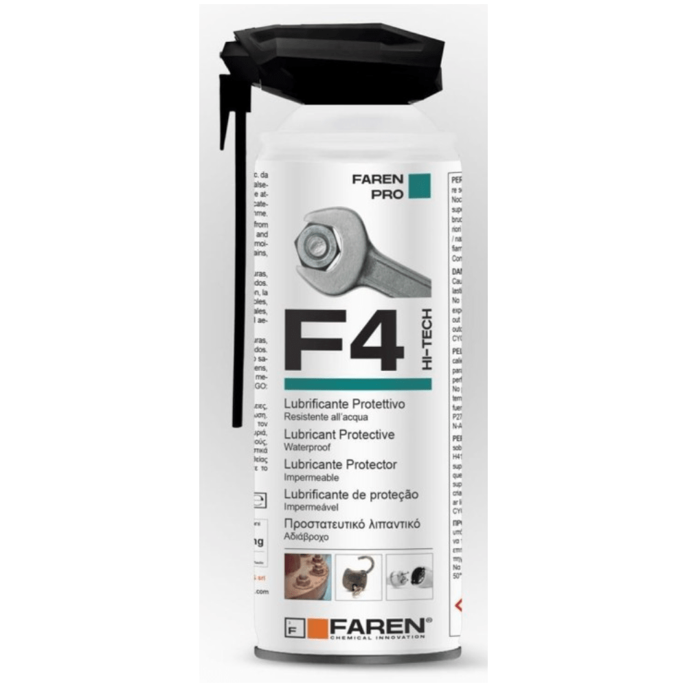 Lubrificante spray sbloccante multiuso Doppio Erogatore Faren F4